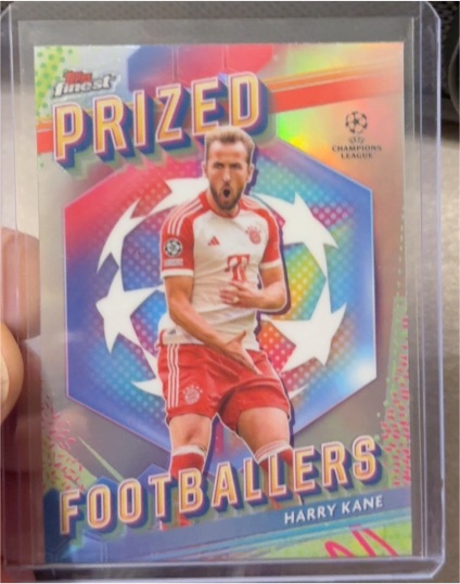 2023-24 Topps Finest UEFA Club Competitions #PF-18 Harry Kane Prized Footballers — front