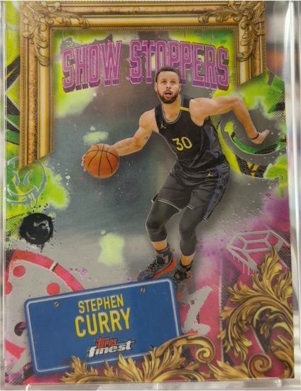 2024-25 Topps Finest #S-3 Stephen Curry Showstoppers — front