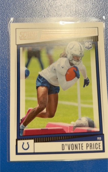 2022 Score #339 D'Vonte Price — front