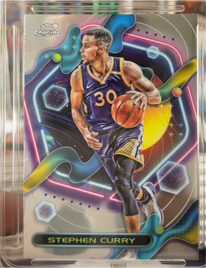 2023-24 Topps Chrome Cosmic #118 Stephen Curry — front