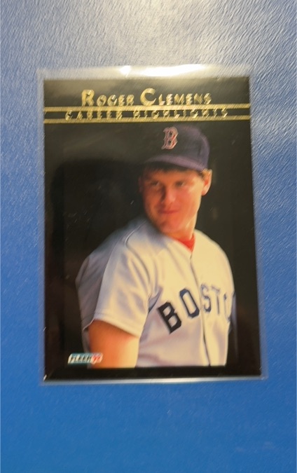 1992 Fleer #2 Roger Clemens Career Highlights — front