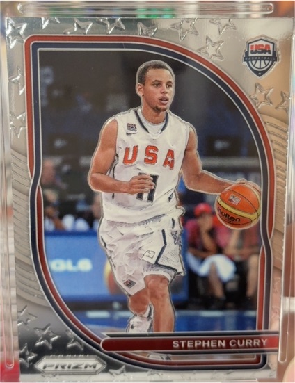 2020-21 Panini Prizm #10 Stephen Curry USA Basketball — front