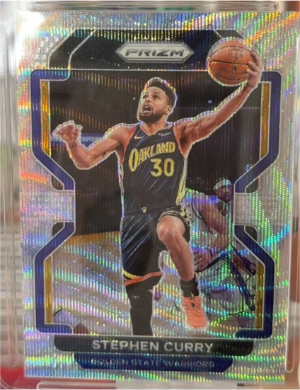 2021-22 Panini Prizm #154 Stephen Curry — front