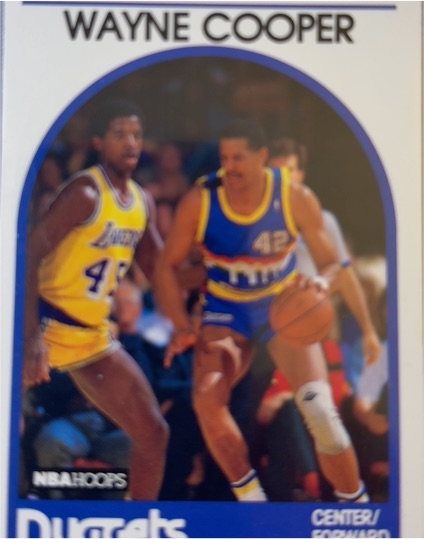 1989-90 Hoops #122 Wayne Cooper — front
