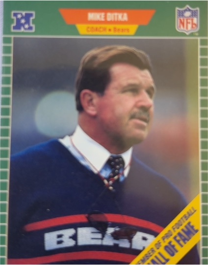 1989 Pro Set #53b Mike Ditka — front