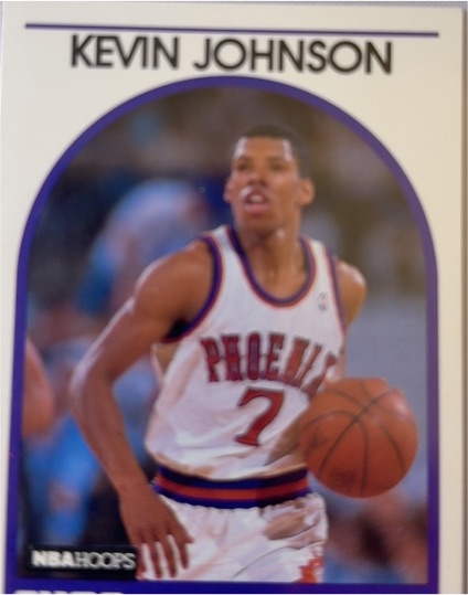 1989-90 Hoops #35 Kevin Johnson — front
