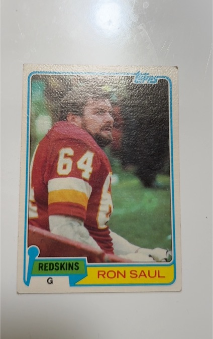 1981 Topps #522 Ron Saul — front