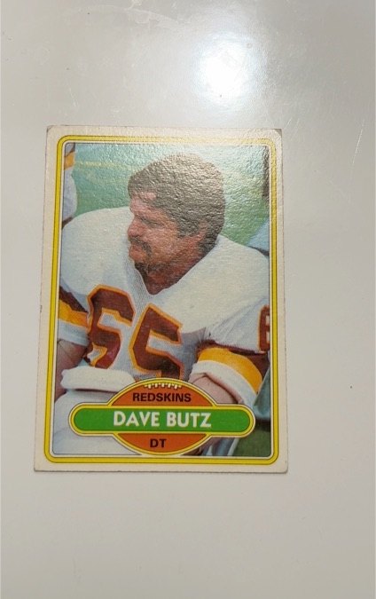 1980 Topps #499 Dave Butz — front