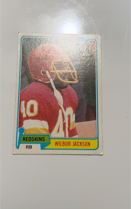 1981 Topps #44 Wilbur Jackson — front
