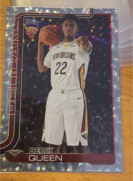2025-26 Topps #213 Derik Queen — front