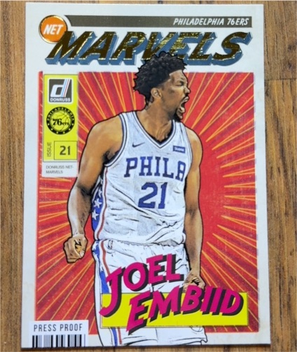 2019-20 Donruss Net Marvels #20 Joel Embiid — front