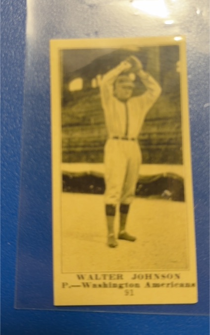 1939 Play Ball #31 Walter Johnson — front