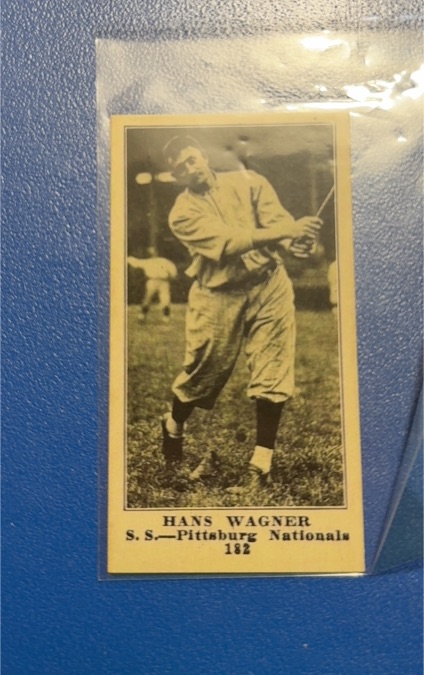 1915 M101-5 The Sporting News Reprint #182 Hans Wagner — front