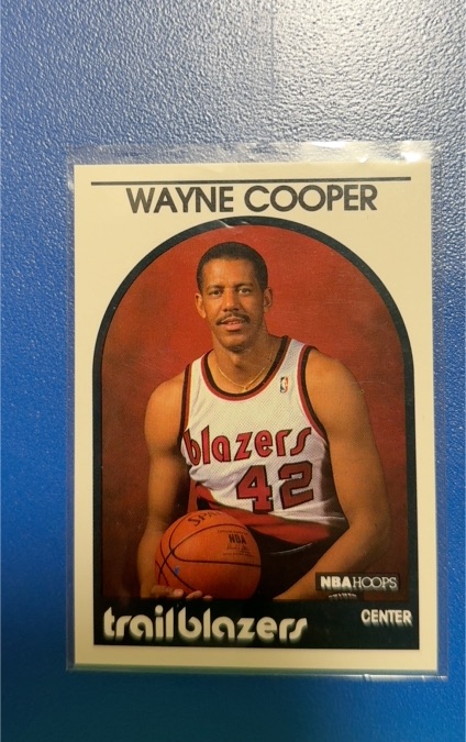 1989-90 NBA Hoops #335 Wayne Cooper — front