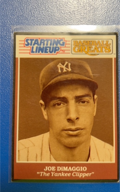 1989 Kenner Starting Lineup Baseball Greats #NNO Joe DiMaggio — front
