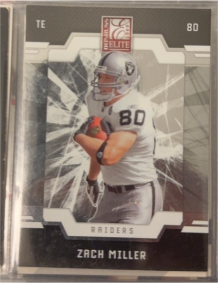 2009 Donruss Elite #80 Zach Miller — front