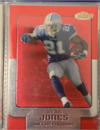 2006 Topps Finest #57 Julius Jones — front