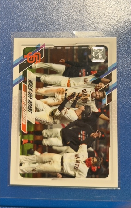 2021 Topps #258 Walk-Off Apart Mike Yastrzemski — front