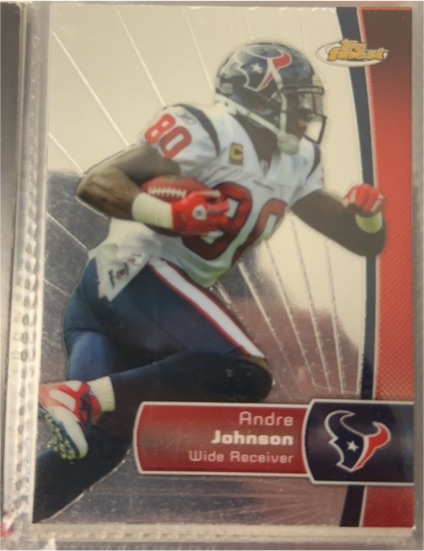 2012 Topps Finest #23 Andre Johnson — front