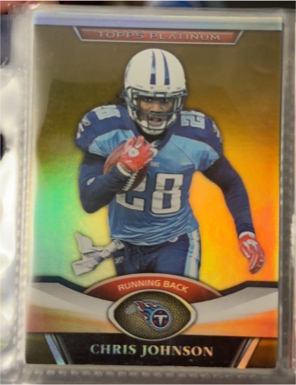 2011 Topps Platinum #30 Chris Johnson — front