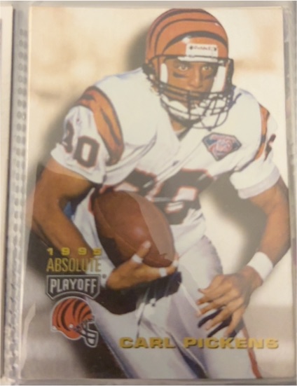 1995 Playoff Absolute #unknown Carl Pickens — front