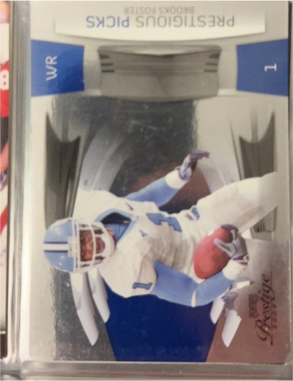 2009 Playoff Prestige Prestigious Picks #1 Brooks Foster — front