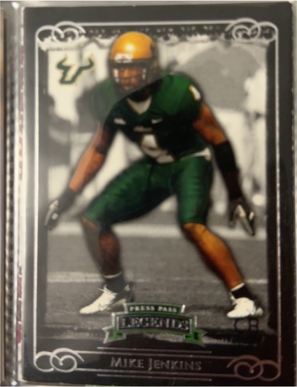 2008 Press Pass Legends #37 Mike Jenkins — front