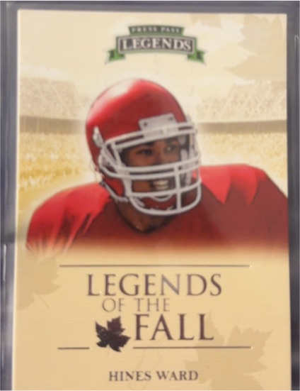 2011 Press Pass Legends Legends of the Fall #LOF-10 Hines Ward — front