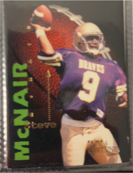 1995 Signature Rookies Fame and Fortune #78 Steve McNair — front