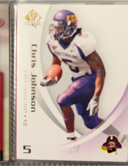 2010 SP Authentic #5 Chris Johnson — front
