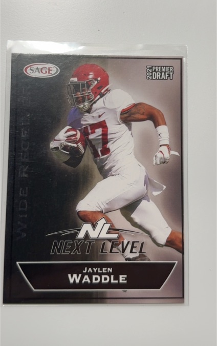 2021 SAGE Premier Draft #153 Jaylen Waddle — front