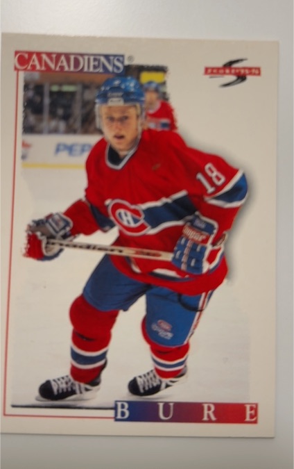 1995-96 Score #138 Valeri Bure — front