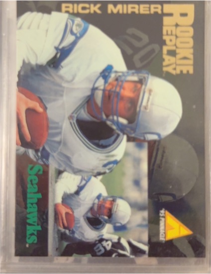1995 Pinnacle Club Collection #170 Rick Mirer — front