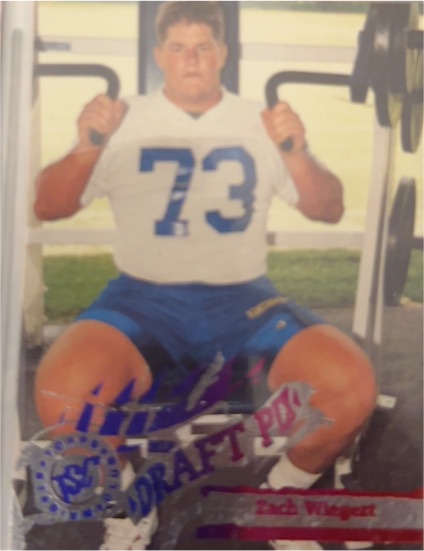 1995 Topps Stadium Club #D438 Zach Wiegert — front
