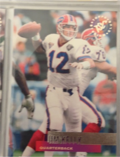 1995 Stadium Club #380 Jim Kelly — front