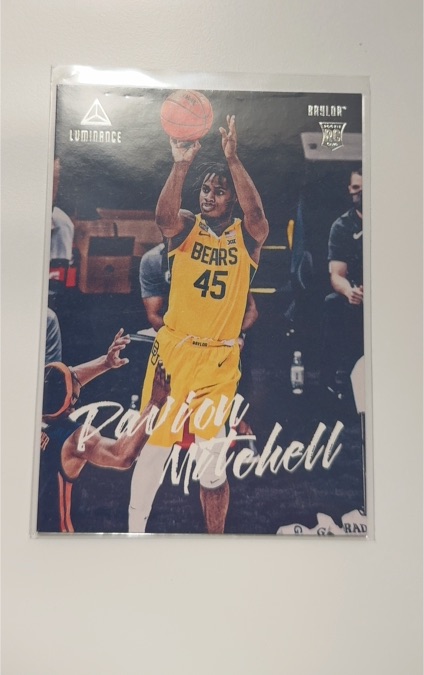 2021-22 Panini Chronicles Draft Picks Luminance #85 Davion Mitchell Rookie — front