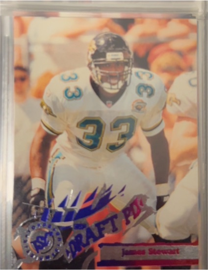 1995 Topps Stadium Club Draft Pix #D437 James Stewart — front