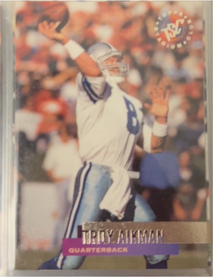 1995 Topps Stadium Club #300 Troy Aikman — front