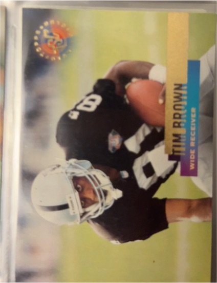 1995 Topps Stadium Club #264 Tim Brown — front