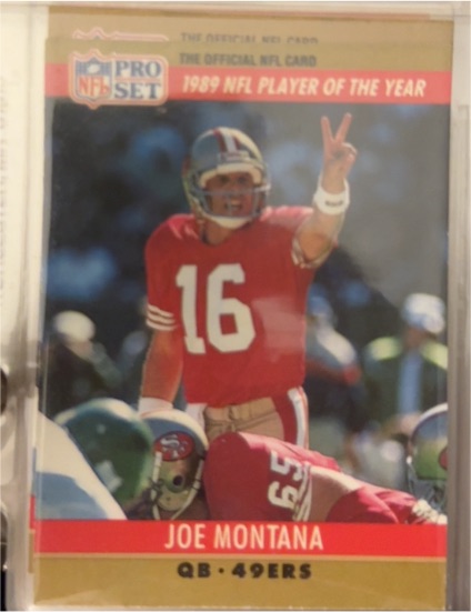 1990 Pro Set #2a Joe Montana — front