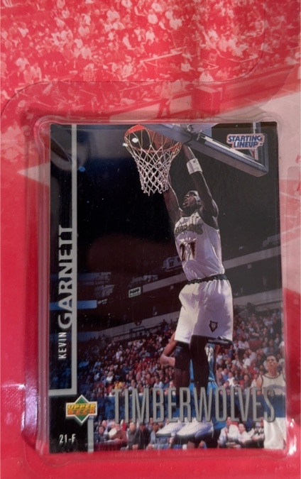 1997 Upper Deck Starting Lineup #21-F Kevin Garnett — front
