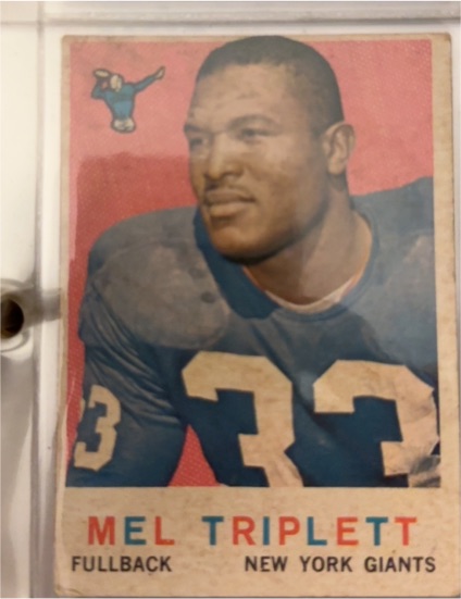 1959 Topps #160 Mel Triplett — front