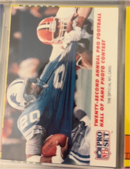 1990 Pro Set #794 Barry Sanders — front