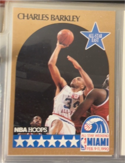 1990-91 NBA Hoops #1 Charles Barkley — front