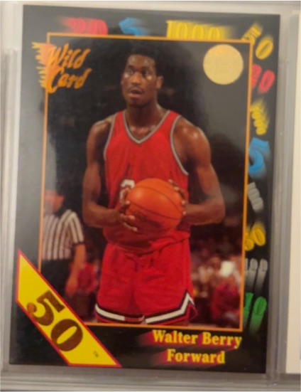 1991-92 Wild Card #62 Walter Berry — front