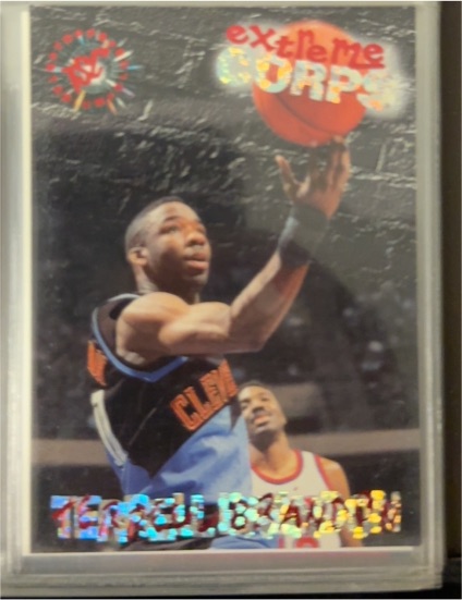 1995-96 Topps Stadium Club #105 Terrell Brandon Extreme Corps — front