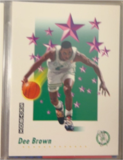 1991-92 Skybox #487 Dee Brown — front