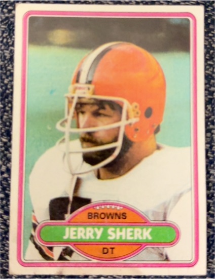 1980 Topps #325 Jerry Sherk Cleveland Browns — front