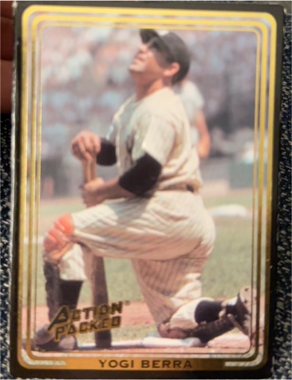 1992 Action Packed All-Star Gallery #1 Yogi Berra — front
