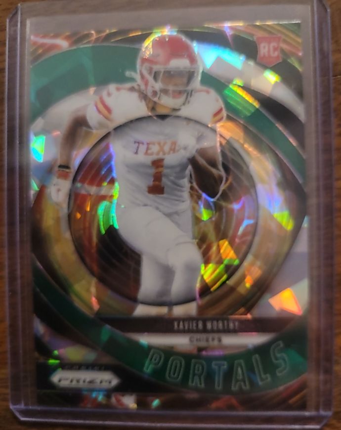 2024 Panini Prizm Portals #10 Xavier Worthy — front